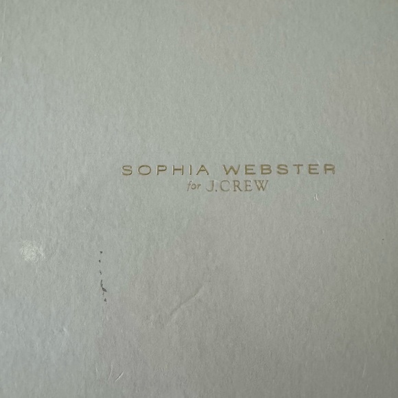 Sophia Webster x J.Crew Gold Black D'Orsay Pump, Size EU 36. - Picture 6 of 7